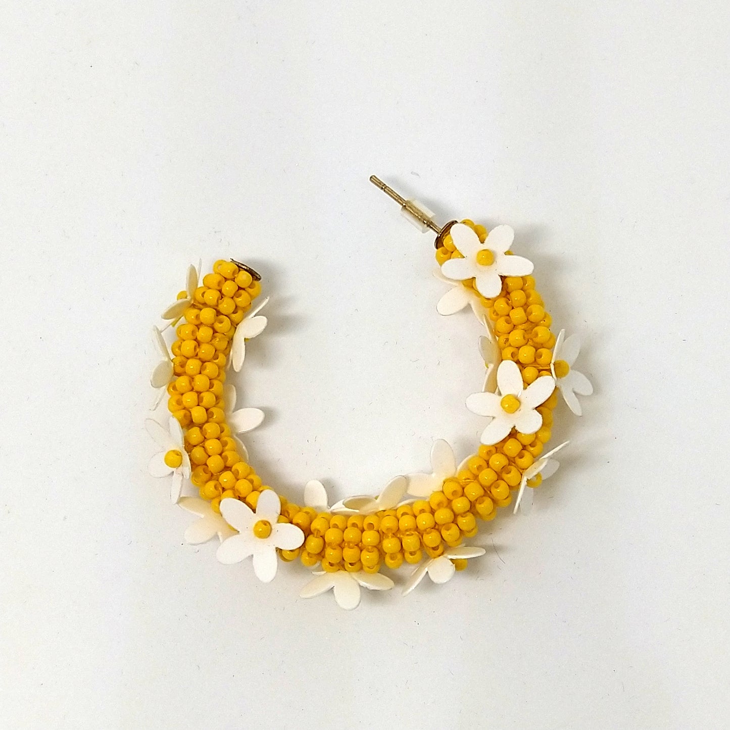 Half Moon Dandelion Earrings